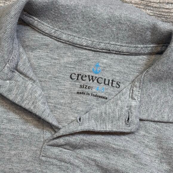 Crewcuts grey l/s polo size 4-5 - Picture 3 of 4